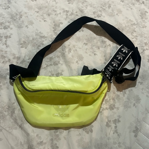 adidas Handbags - adidas neon yellow fanny pack